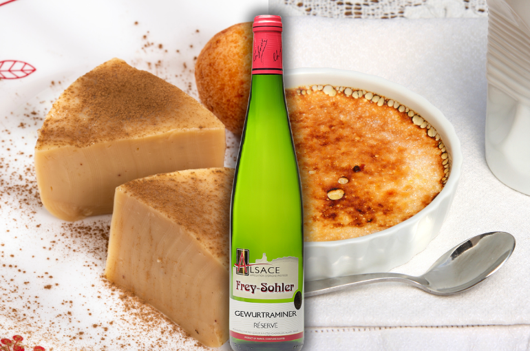 Maridaje para Navidad: Gewurztraminer, el vino de los postres.