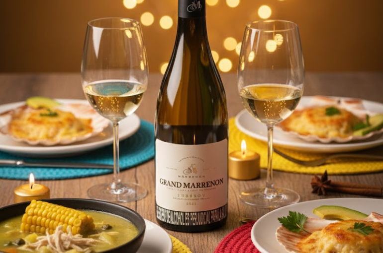 Cena de Año Nuevo Perfecta: Maridaje con Grand Marrenon Blanc