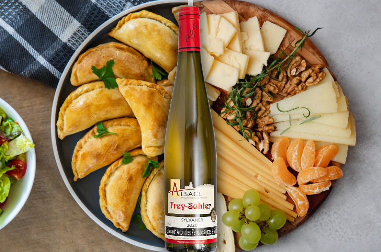 Maridajes para Navidad: vino blanco Sylvaner de Alsacia