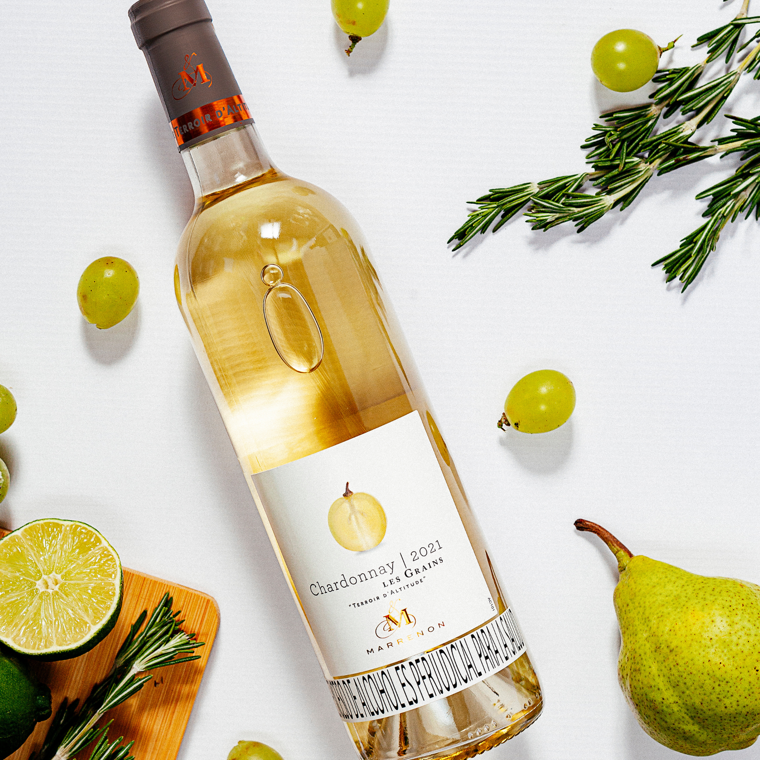 Vino Blanco - Chardonnay, Les Grains